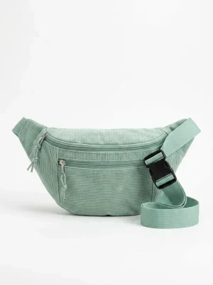 Sac banane velours côtelé fonctionnel quotidien étudiant - Vue 1 - Sac banane velours