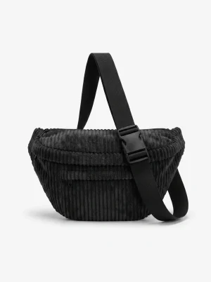 Sac banane velours côtelé oversize décontracté unisexe - Vue 1 - Sac banane velours