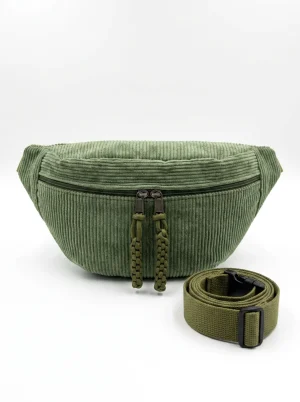 Sac banane velours généreux fonctionnel minimaliste - Vue 1 - Sac banane velours