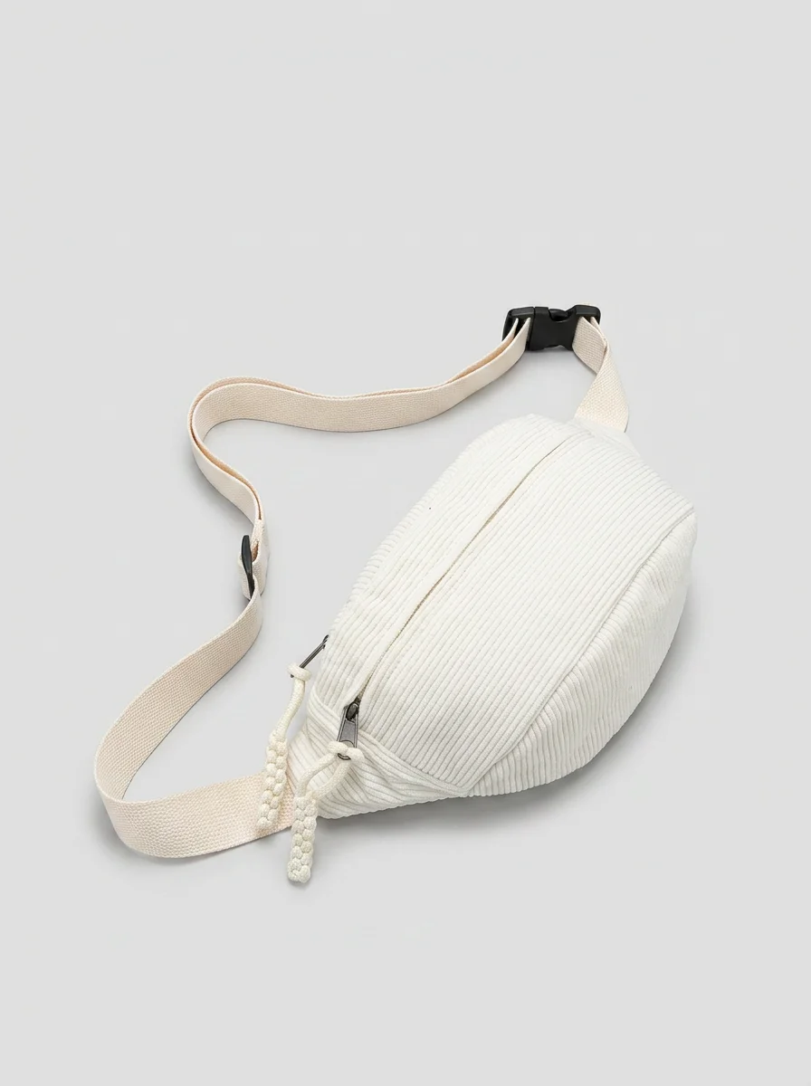 Sac banane velours généreux fonctionnel minimaliste - Vue 11 - Sac banane velours
