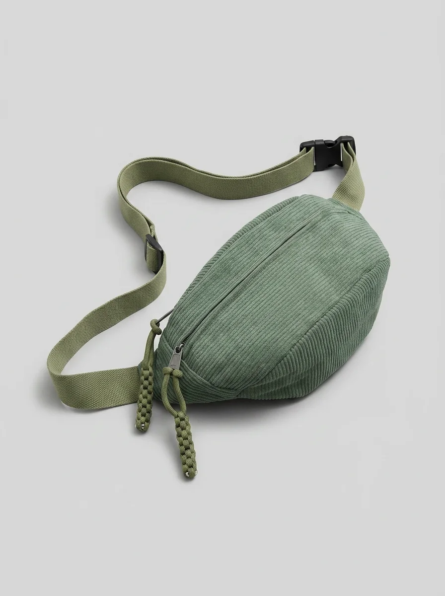 Sac banane velours généreux fonctionnel minimaliste - Vue 14 - Sac banane velours