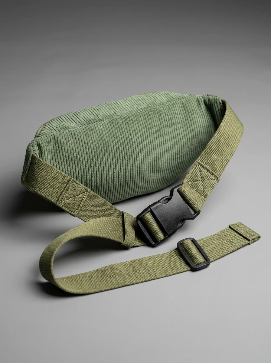 Sac banane velours généreux fonctionnel minimaliste - Vue 3 - Sac banane velours