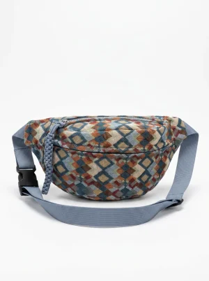 Sac banane velours motifs bohème femme bandoulière - Vue 1 - Sac banane velours