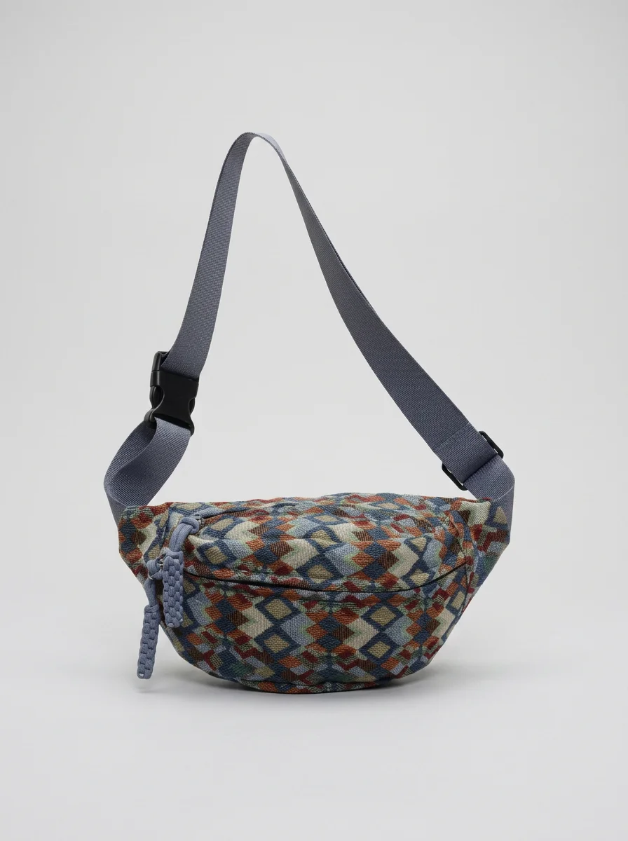 Sac banane velours motifs bohème femme bandoulière - Vue 11 - Sac banane velours